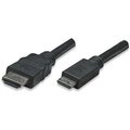 Manhattan 6 Ft Mini-Hdmi To Hdmi-M 304955